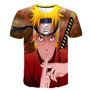 Copii T-shirt Anime Naruto kakashi tricou Baiat fata 3D t-shirt naruto cosplay Jachete kakashi acțiune figura tricouri