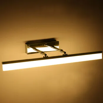LED-uri de Lumină Oglindă Industriale Moderne Lampă de Perete Montate Impermeabil 8W 12W Iluminat Interior Baie Machiaj 220V 110V Oțel Inoxidabil