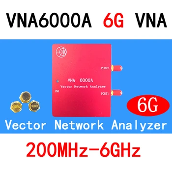 VNA6000A 200M-6GHz Analizor Vectorial de Retea Antena RF Analizor de SWR/S11 S12 S21 S22/Smith