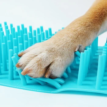 Animal de casă Pisică Câine Picior Cană Curată pentru Câini Pisici Instrument de Curățare Plastic Moale Perie de Spalat Laba de Călătorie portabil de Spălare de Câine de Companie Accesorii