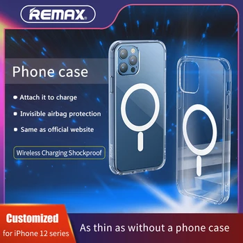 REMAX Caz Pentru iphone 11 Pro Max Cazul Magsafe Magnetic SuctionWireless de Încărcare la Șocuri Partea 2020 Telefon Nou Caz