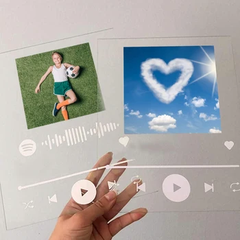 DIY Personalizate Album de Muzica Acoperi Cu Creion Acrilic Unic Cadou Romantic Cadou de Ziua Îndrăgostiților Pentru Prietena