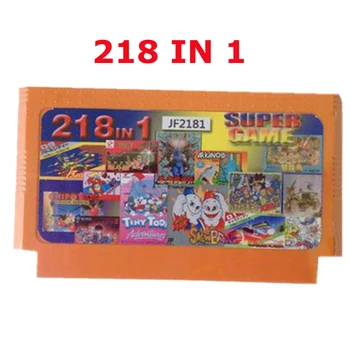 Fierbinte de vânzare de 8 biți joc cartuș cel mai bun cadou pentru copii ---------- jocuri 218 din 1