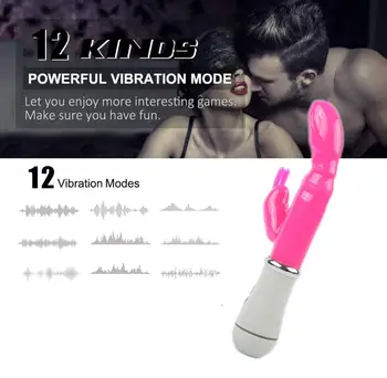 APHRODISIA12 Viteza de Puternic Rabbit Vibrator, Clitoris Stimulator punctul G Masaj, Jucarii Sexuale Pentru Femeile de sex Feminin Masturbator Pentru Adulți