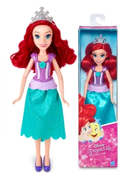 Original Disney Princess Papusa Alba ca Zapada, Ariel, Belle papusa figura jucarii Pentru Fete cadou de Crăciun Brinquedos Jucării bjd păpuși
