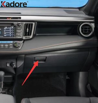 Pentru Toyota RAV4 RAV 4 2016 2017 2018 ABS Mat Interior Storge Mânerul Ușii torpedou Garnitura Insigna Acoperire Decorare de Styling Auto