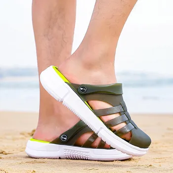 WCBOD Bărbați Plat Platforma de Moda Gradina de Vara Sandale 2020 EVA Casual în aer liber Usoare Plajă, Sporturi de Apă, Pantofi