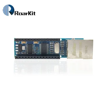 1buc ENC28J60 Scut Ethernet V1.0 Pentru Arduino Kit + 1buc compatibil CH340G Nano 3.0 RJ45 Server Module