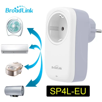 BroadLink SP4L Inteligent Wifi Priza de Putere Priza de 16A UE Soclu de Control de la Distanță de Lucru cu Alexa de Start Google Voice IFTTT de Automatizare Acasă