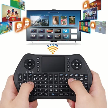 I8 MT10 2.4 GHz Mini Tastatura Wireless cu Touchpad-ul pentru Android TV Box PC, Laptop