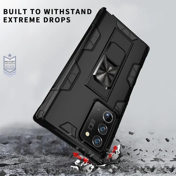Militar de Protecție Kickstand Huse de Telefon pentru Samsung Galaxy Nota 10 plus 5G Nota 20 Nota 10 Lite Caz Magnetic de Montare în Mașină Caz
