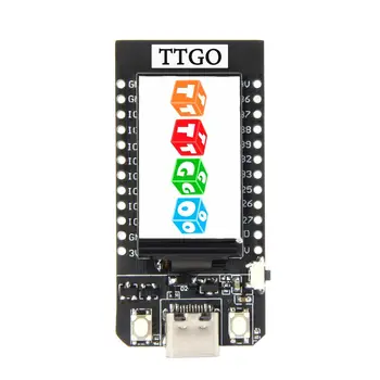 TTGO T-Display ESP32WiFi modul Bluetooth 1.14 inch LCD consiliul de dezvoltare Pentru Arduin0 Type-c, ecran Color consum Redus de energie