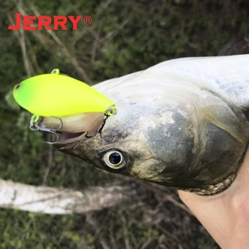 Jerry Fior de Plastic VIB Scufundarea Pescuit Nada 4g Artificiale Wainter Greu Lure Singur Cârlig de Acoperire UV Vibrații Pescuit
