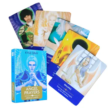Carte de Tarot Oracle Rugăciuni Înger Vrăjitorie Provizii de Bord Jocuri Divinație pentru Adulți și Copii, Carti de Joc