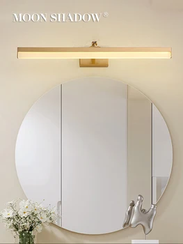 MOONSHADOW Lumini de Perete Led-uri de Cupru Plin de Lumină Oglindă Stil Chinezesc Masa de toaleta Baie Machiaj Decor Lumini de Perete Pentru Casa 220V