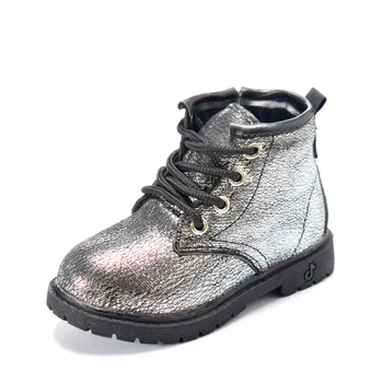 DIMI 2021 Toamna/Iarna de Pluș Copii, Cizme Fete Baieti Martin Pantofi de Brand de Moda cu Fermoar din Piele Moale Cald Cizme Copii