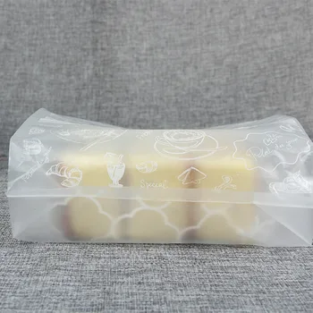 50Pcs de înaltă calitate 20 * 30cm tort geanta de calitate alimentară pâine ambalaje alimentare punga de cadou din plastic transparent se ocupe de petrecerea de nunta sac