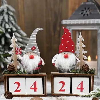 Taoup Calendar de Craciun Craciun Fericit Decoratiuni pentru Casa Noel Xmas 2021 Cadouri de Anul Nou Moș Crăciun Păpuși Elf Decor Navidad