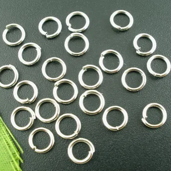 500Pcs DIY Rotund Deschis Sari Inele Bijuterii de Luare Gros de 1 mm, 6mm/8mm/10mm, Placate cu Aur/Argint Ton