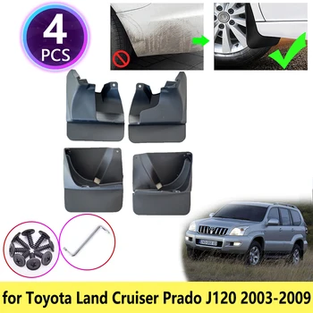 Pentru Toyota Land Cruiser Prado 120 LC120 FJ120 2003~2009 Apărători de noroi Mudflap Aripa Noroi apărătorile Accesorii 2005 2006
