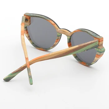 SKYDOVE Ochelari de Culoare Lemn de Bambus ochelari de Soare pentru Femei ochelari de Soare de Designer pentru Femei 2020 de Înaltă Calitate ochelari de Soare Ochi de Pisica Pentru Fete