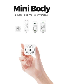 16A DIY Mini Smart Wifi Switch-ul 2 de Control Mod de Viață Inteligentă App Smart Home Automation Modulul Funcționează Cu Alexa de Start Google