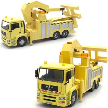 1/32 30CM German trailer macara grele modelul turnat din aliaj de mașini inginerie de transport de model de jucărie pentru copii display cadou