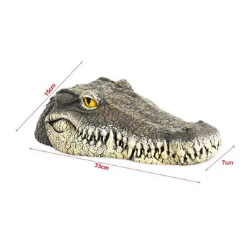 Artificiale de Crocodil, Aligator Cap Plutitoare Spuma Momeală Iaz de Gradina Pentru Piscina A0Y6