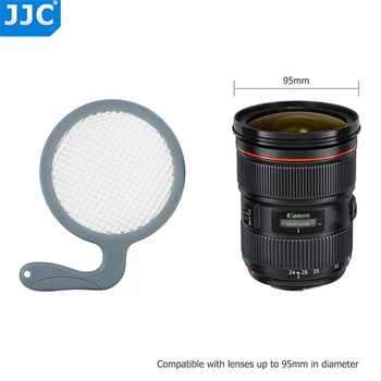 JJC 95mm Mână balansul de Alb Filtru pentru Canon Nikon Sony Fuji Olympus Panasonic DSLR SLR aparat de Fotografiat Mirrorless Lentile Gri Card
