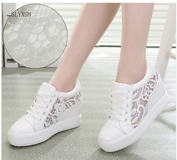 Pană moda Femei Încălțăminte Înălțime Creștere femei Pantofi pentru Femei pantofi casual Adidasi alb negru pantofi femei dimensiunea 35-40
