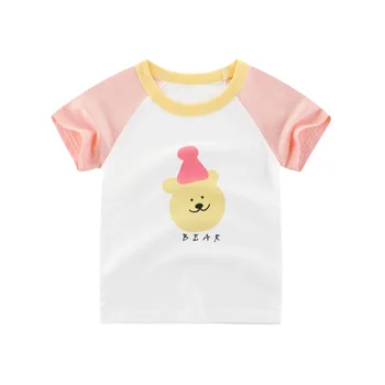 2020 Noua Moda pentru Copii Copilul Baieti de Vara tricou Fete Tricou Maneca Scurta Copii Topuri Drăguț Tee 1-8 Ani