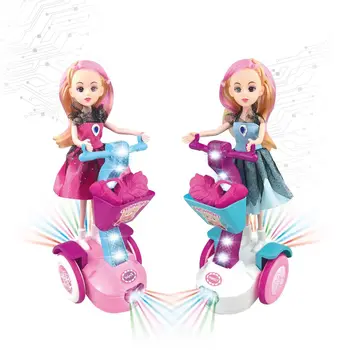 Fierbinte de Vânzare de Moda Copil Destul de Control de la Distanță Echilibru Vehicul RC Princess Păpuși Reborn Fete Ziua de nastere Cadouri Jucarii Pentru Copii