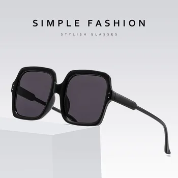 2021 Noua Moda Pătrat Alb ochelari de Soare pentru Femei Brand de Lux de Designer Clar Gradient Nuante de sex Feminin Retro Ochelari de Soare UV400