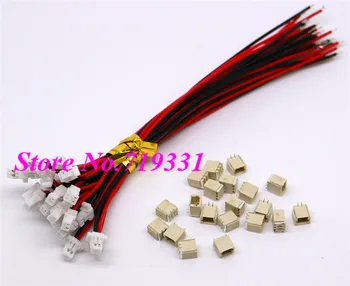 100 de SETURI de Mini Micro SH 1.0 2-Pin conectori JST cu Fire Cabluri