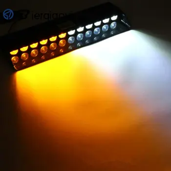 12 LED-uri Lumini Stroboscopice Poliec Auto Flash Lumina de Avertizare Parbriz Lumina Intermitent Lampa Stroboscop Aprindere Pompierii de Urgență proiectoare Ceata