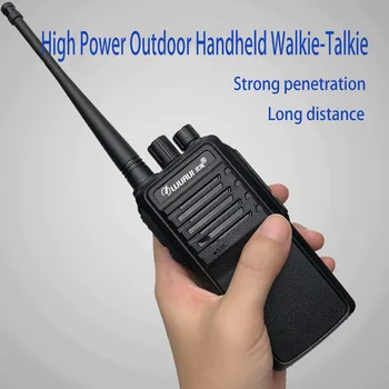 2 buc aer liber Portabile Walkie Talkie 10km Două Fel de Radio UHF 400-480MHz Portabile, fără Fir, Walkie-Talkie pentru Vânătoare/Echitatie/Drumeții