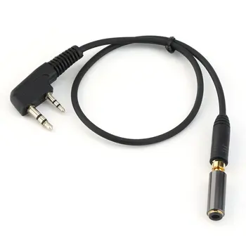 2 Pin K1 Feminin De 3,5 MM Audio Telefon Casti Cablu de Transfer pentru Kenwood TYT pentru Baofeng UV5R 888S Walkie Talkie adaptor căști