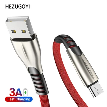 Cablu Micro USB de Tip C, Cablu 3A Rapid de Încărcare Pentru Samsung Huawei, Xiaomi Android Încărcător de Telefon Mobil de Sârmă Timp Scurt Cablul de 3M/2M