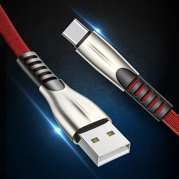 Cablu Micro USB de Tip C, Cablu 3A Rapid de Încărcare Pentru Samsung Huawei, Xiaomi Android Încărcător de Telefon Mobil de Sârmă Timp Scurt Cablul de 3M/2M