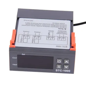 Calitate Universal Digital STC-1000 Controler de Temperatura Termostat cu Sonda -50~99C 220 V Acvariu w/Senzor de Toate-Scop