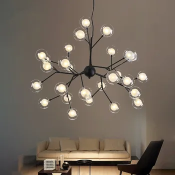 Noile LED-uri Moderne firefly sputnik iluminat Candelabru elegant ramură de copac candelabru lampă de tavan decorative chandelies agățat