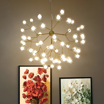 Noile LED-uri Moderne firefly sputnik iluminat Candelabru elegant ramură de copac candelabru lampă de tavan decorative chandelies agățat