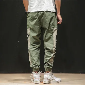 2020 Toamna Solid Mozaic de Moda pentru Bărbați Pantaloni de Marfă M-3XL Supradimensionat Multi-Buzunare Om Student' Streetwear Hip Hop Pantaloni Pantaloni