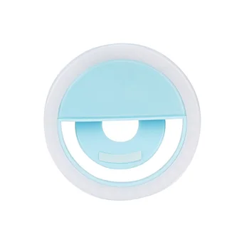 FGCLSY Selfie LED Inel de Lumina de Umplere Telefon Mobil 3 nivele de Iluminare Luminos Inel Clip pentru Camera foto a telefonului inteligent Reîncărcabilă
