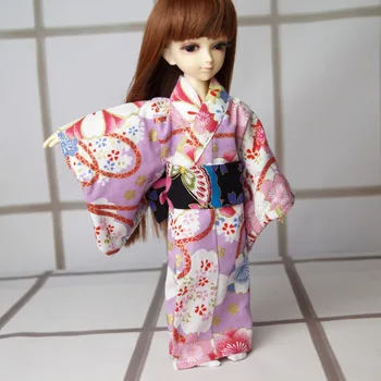 OOAK Japonia Stil Kimono Rochie de Costume de Haine Pentru 1/6 11
