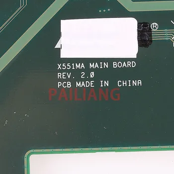 Placa de baza Laptop pentru ASUS X551 X551M X551MA PC Laptop Placa de baza X551MA plin tesed DDR3