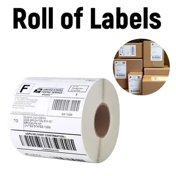 Etichete termice Compatibile Adresa de Livrare Internet Poștale Înlocuire Etichete Pentru Dymo Labelwriter 4XL Printer 100*100mm 500pcs