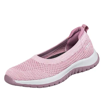 Femei pantofi de sport nouă de primăvară și de toamnă ochiurilor de plasă respirabil pantofi casual pentru fete de lumină și non-alunecare pantofi de mers pe jos
