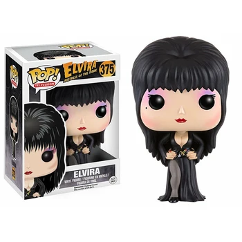 Funko POP Elvira, Stăpâna Întunericului Vinil Figura Jucărie 375# Elvira Colecție de Acțiune Figura Model de masina Decor Papusa kidsToys