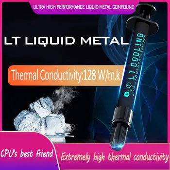 LT-100 de Metal Lichid Conductor Termic Inserați codul Unsoare pentru CPU GPU Lichid de Răcire Ultra 128W/mK 1,5 g 3g Compuse Unge pentru Răcire